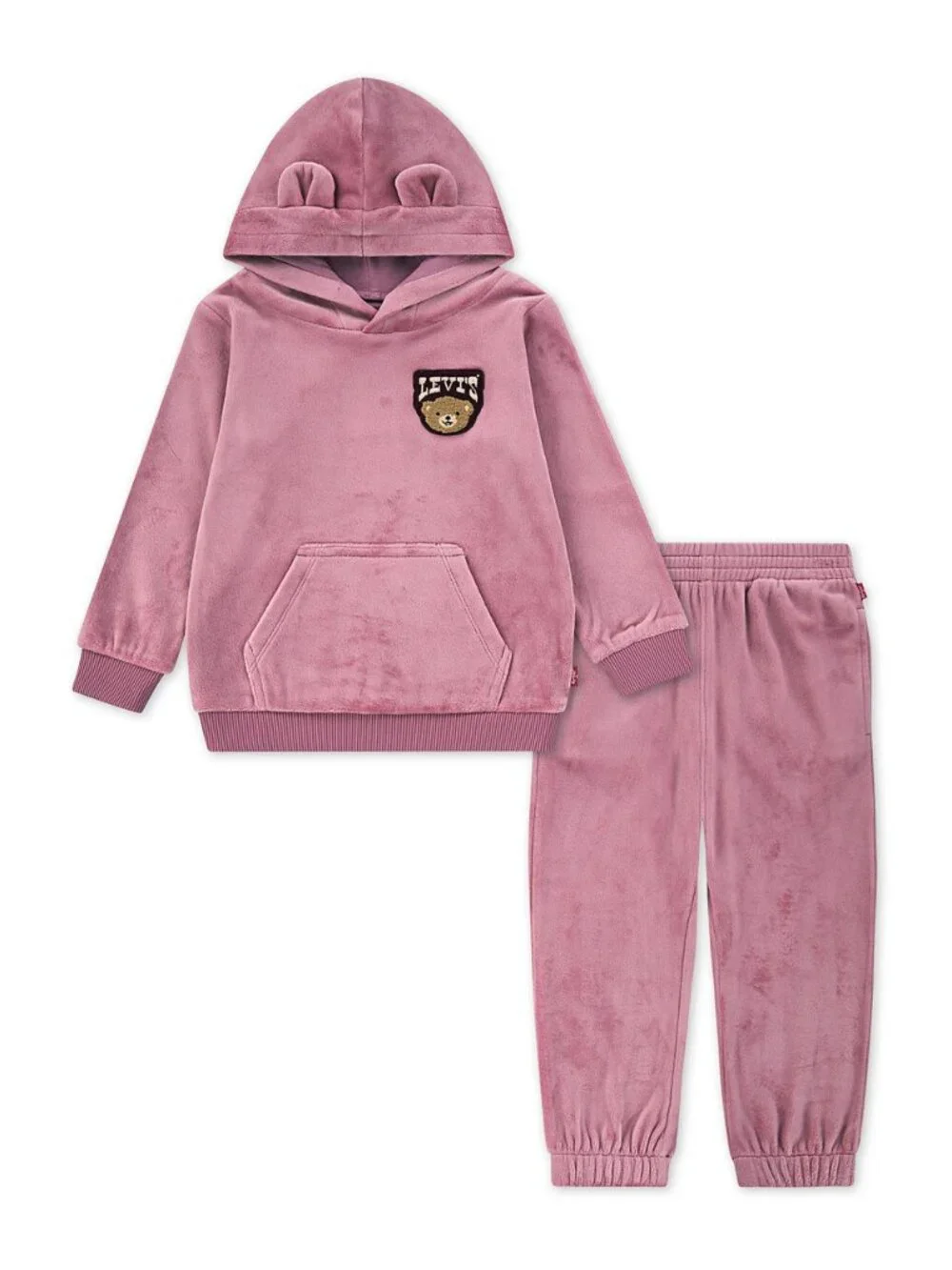 Levi's® Baby Sherpa Bear Hoodie Set & Adorable Stuffed 13